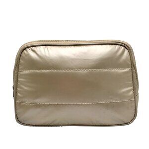 MMS Brands Beige Nylon Puffy Belt Bag